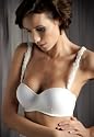 BonBon Lingerie - Geometric Couture - Balconette-BH - Elfenbein