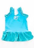 Splash About Frou Frou costume top (swimming top), Turquoise, Medium, 3-8 months