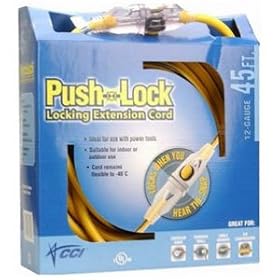 Coleman Cable #02518.88.28 45' 12 3 Push Lock Cord by COLEMAN CABLE INC