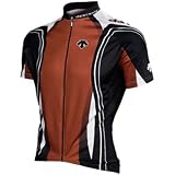 Descente 2008 Men's Jetstream Short Sleeve Cycling Jersey - Rust - 13058rs