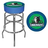 Minnesota Timberwolves NBA Padded Swivel Bar Stool