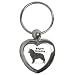   - Belgian Sheepdog Key Chain (Heart)