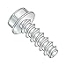 #6 x 3/8" Plastite Style Thread Forming Screws/Unslotted/Hex Washer Head/Steel/Zinc (Carton: 10,000 pcs)