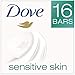 Dove Beauty Bar, Sensitive Skin,4 Ounce,16 Count
