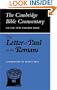 The Letter of Paul to the Romans (Cambridge Bible Commentaries on the New Testament)