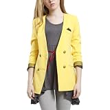 DOUBLJU Womens Casual handkerchief double jacket(WY1010J)