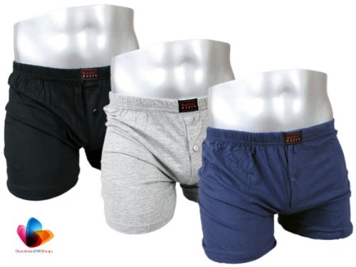 6 Herren Baumwolle Boxershort - Basic