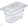 Crestware Polycarbonate Food Pan Ninth Size 2-1/2-Inch