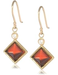 Page Sargisson Garnet and Diamond Earrings