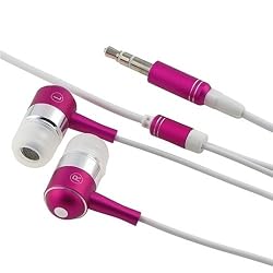 Universal PINK/SILVER In-Ear 3.5mm Stereo Headset for Apple&reg; iPad&reg; / iPhone&reg; / iPhone&reg; 3G 8GB / 16GB / iPod touch&reg; Gen2 / iPod nano&reg; Gen4 / iPod classic&reg; 120GB