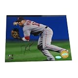 Boston Red Sox vs. New York Yankees 2007 Dustin Pedroia Autographed 8x10 Unframed Print