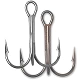 VMC 8650 Treble Hooks Color: Bronze (BZ); Size: 4