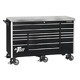 Extreme Tools Professional Series ToolBox - Triple Bank Bottom Roller Cabinet, 72in., Model# EX7217RCBK