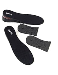 Health and Beauty: Height Increase Shoes Pad Comfortable Air Cushion Insole 3layer Easy Inserts Lift *Approx.1.2 to 2.8in - LANTIS