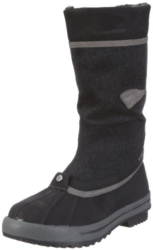 KangaROOS Antarktis 31536/525, Damen Stiefel, Schwarz (blk/stone 525), EU 39