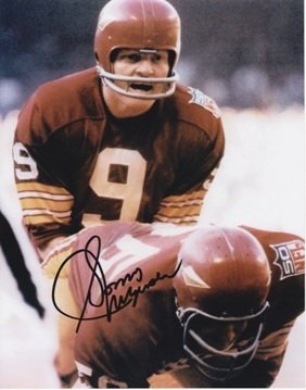 Sonny Jurgensen Autographed/Hand Signed Washington Redskins 8x10 Photo
