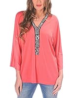Bleu Marine Blusa Jessy (Coral)