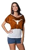 Texas Longhorns Women's Dark Orange Cropped Top Mesh Jersey