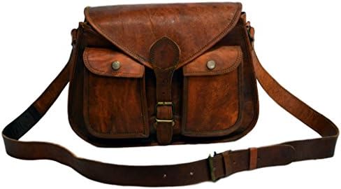Leather Messenger Women's Vintage Leather Handmade Satchel Bag 12" x 9" x 4"