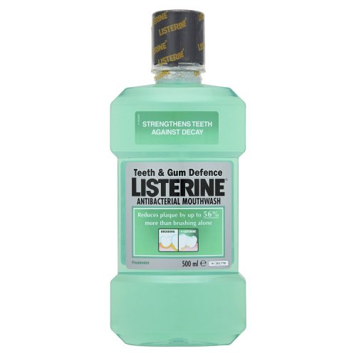 Listerine Teeth & Gum Defense Freshmint Mouthwash 