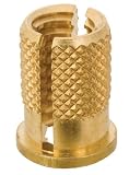 2-56 Int. Thd., .156 Lg., With Head, E-Z Lok Press Inserts for Plastics, Brass (1 Each)