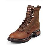 Mens Tony Lama 8 Waterproof Lace Up Casual Pitstop Packers Work Boots by Tony Lama