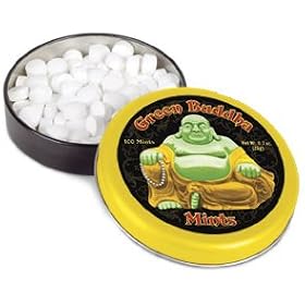 Green Buddha Mints in Tin