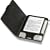 Leather Book Case Cover for Sony Reader eBook PRS-505  - Black