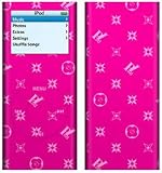 Fashion Pink Design Decal Skin Sticker for Apple iPod nano 2G (2nd Generation) 2GB/ 4GB/ 8GB Player