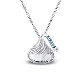Sterling Silver Hershey's Kiss Pendant