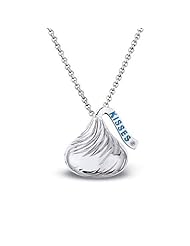 Sterling Silver Hersheys Kiss Pendant
