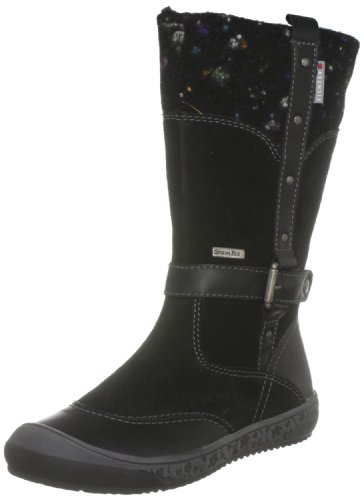Richter Kinderschuhe 62.4067 Mädchen Stiefel, Schwarz (schwarz 1020), EU 34