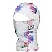 BLACKSTRAP Kids' Hood ExoHinge Balaclava Ski Mask, Helmet Compatible, Keeps Kids Comfortable and Warm, [Floral]