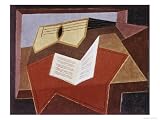 Guitar with Sheet of Music Giclee Poster Print by Juan Gris, 16x12