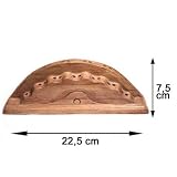 SG PARIS SUPPORT DE VENTE PRESENTOIR FEMME MATIERES NATURELLES BOIS MARRON