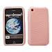 Apple iPhone 3G Skin Case Rubber Cover Silicone Soft Pink TK