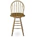 International Concepts 613-1 30-Inch Windsor Arrow Back Swivel Bar Stool, Natural