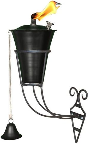 Kona Tiki Torch Wall Sconce with Snuffer - Black