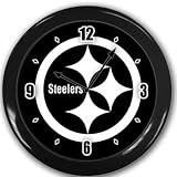 Steelers Pittsburgh Wall Clock Black Great Unique Gift Idea