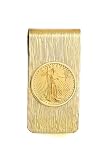 14k Money Clip with 1/4 oz. Liberty Coin Inlay