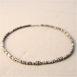 Urban Boundaries - Urban Boundaries "Aztec Love" Wood Necklace (18", Metal Closure)