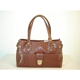 Liz Claiborne Faux Croc Handbag/Purse
