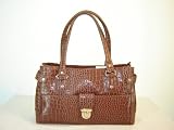 Liz Claiborne Faux Croc Handbag/Purse