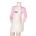Gloveables Kid's Classic Apron - White with Green Polka Dots