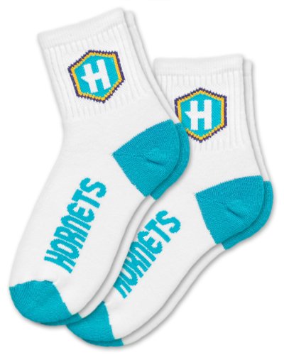 NBA New Orleans Hornets Mens Socks, 2-Pack