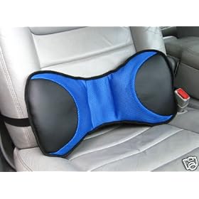 ON SALE....Bucket Car Seat Lower Lumbar Back Support Pillow Blue