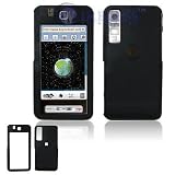Black Rubber Feel Snap-On Cover Hard Case Cell Phone Protector for Samsung Behold T919 [Beyond Cell Packaging]