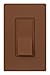Lutron SC-1PS-SI Diva 15-Amp, 120-Volt to 277-Volt Single-pole Switch in Sienna