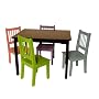 Beck Children's Wooden Table with Four Chairs