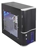 Tricod 8078 ATX PC Computer Case with LED Fan, Clear Side Window and 450 watts Power Supply